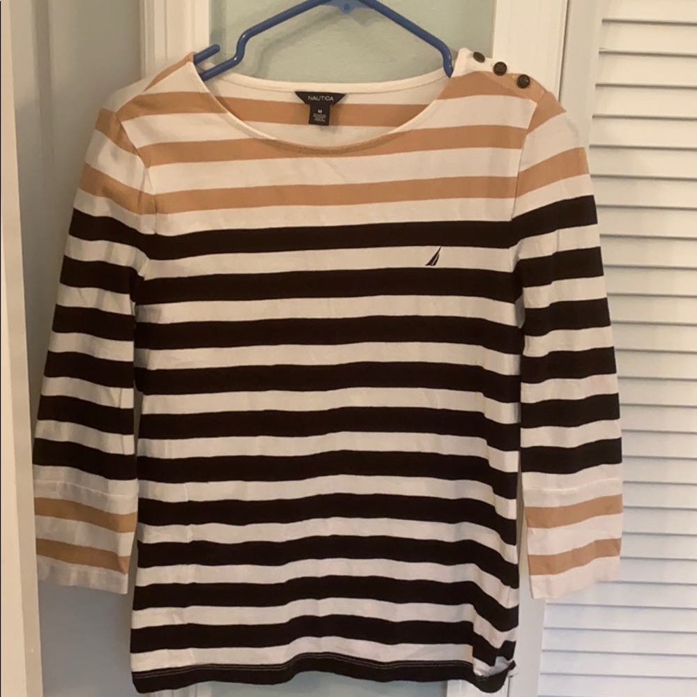 FREE WITH BUNDLE Nautica 3/4 sleeve top